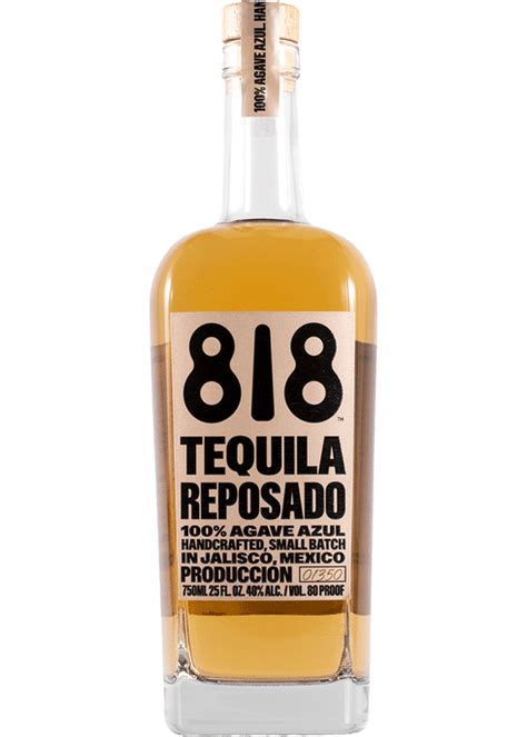 818 tequila reposado.